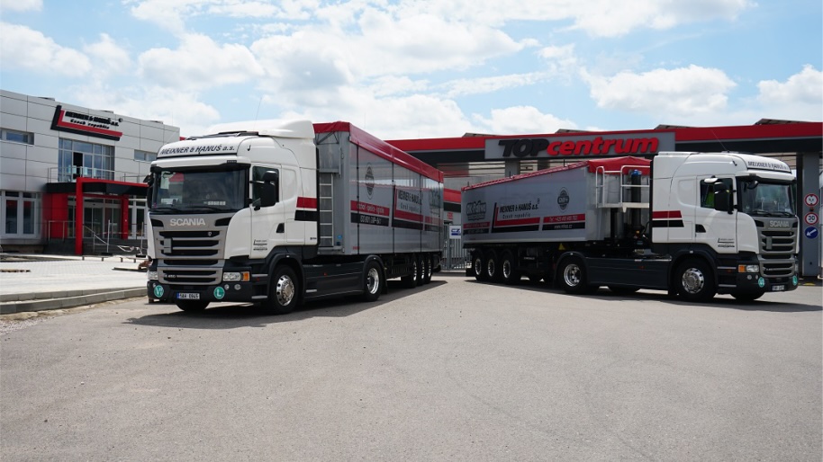 Moderní vozový park Euro 6+