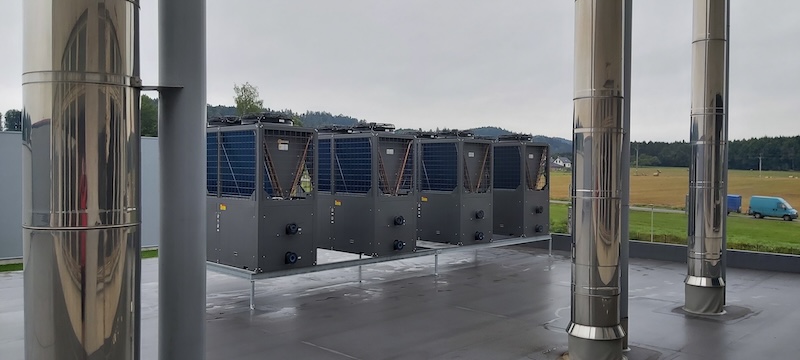 Tepelná čerpadla na střeše